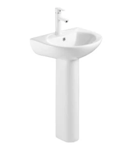 Fixing Back To Wall            
Basin with Pedestal
vitreous china
